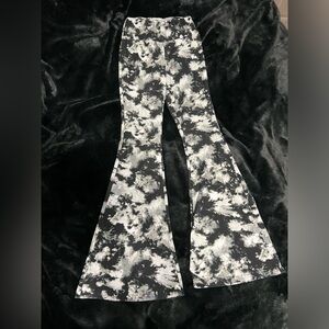 Black and White Flare Pants